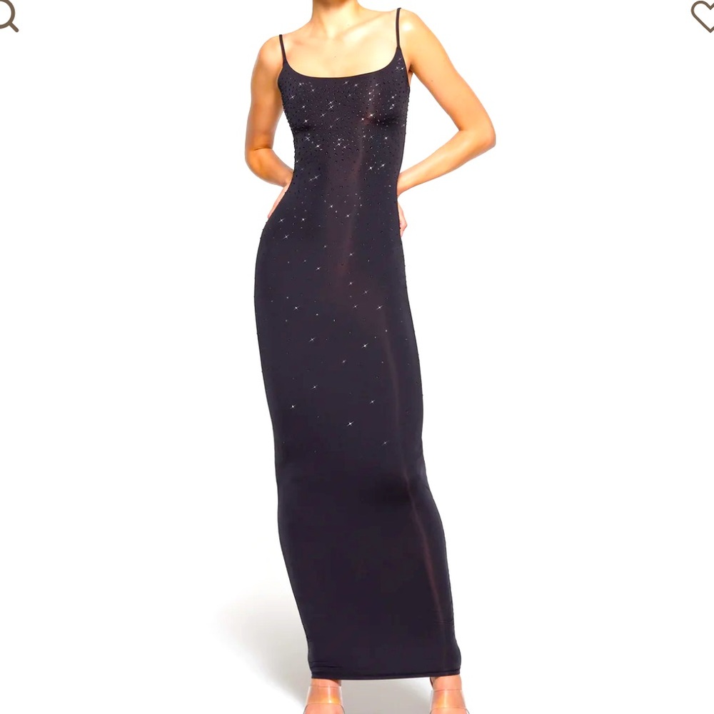 Skims x swarovski dress
